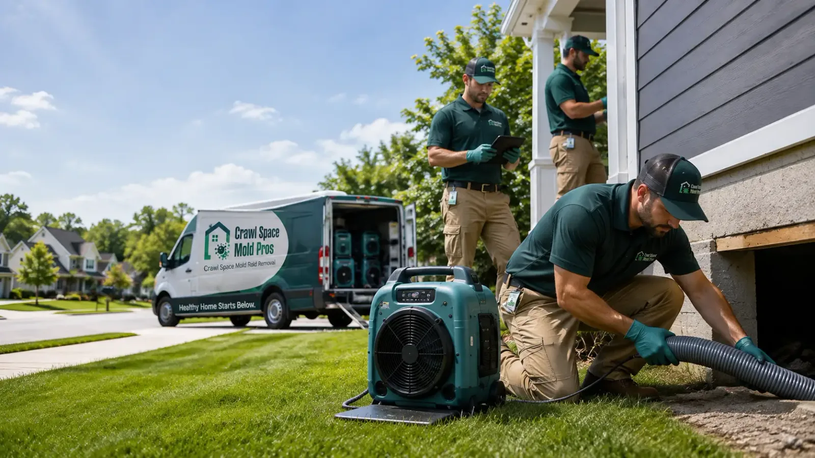 Crawl Space Mold Removal in Colusa, CA